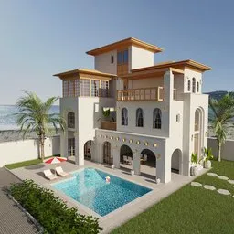 Beach villa