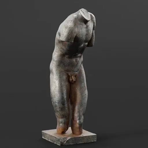 statue of Iron valentini torso