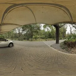 Dirty old awning HDR