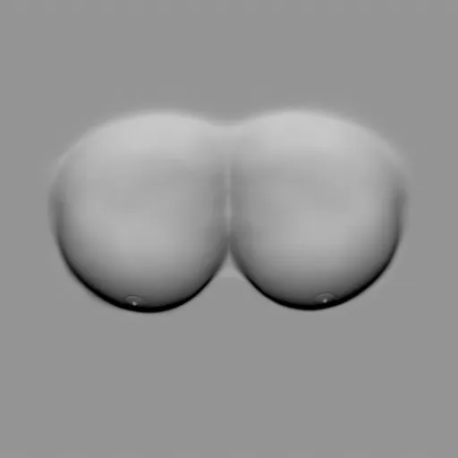 3D sculpting brush for male muscle definition in Blender, ER_Muscle brush 01 creates realistic body contours.