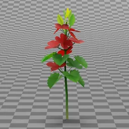 Stylized Grass - Flower Single