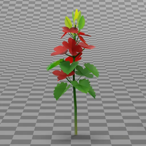 Stylized Grass - Flower Single