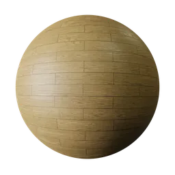High-quality PBR texture of Ash Wood Plank for 3D rendering and Blender artists, ideal for realistic flooring visuals.