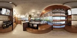 Coffe Shop Behind Counter unclipped