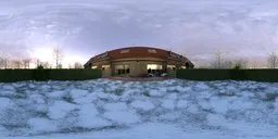 Garden Winter Morning