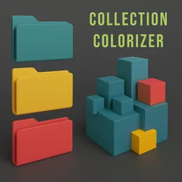 Collection colorizer - auto-assigning viewport colors to meshes in specified collections