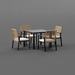 Dining Set With Cushions