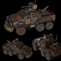 Apocalyptic dune Truck