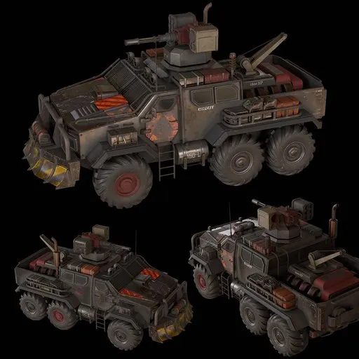 Apocalyptic dune Truck