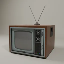 Old Style CRT TV