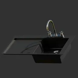 Sink S71 S715-F450 CR BK