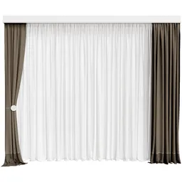 Mi Silk And Cotton Curtain Set