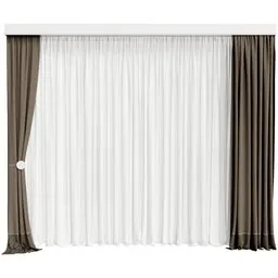Mi Silk And Cotton Curtain Set