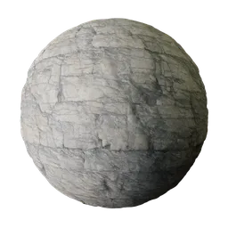High-resolution 4K PBR rock texture for Blender 3D rendering.