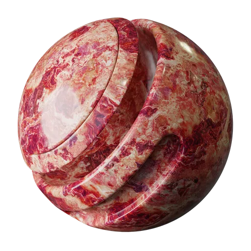 Red marble