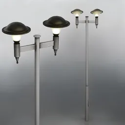 Street lamp post
