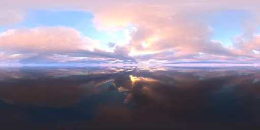 Real morning sky