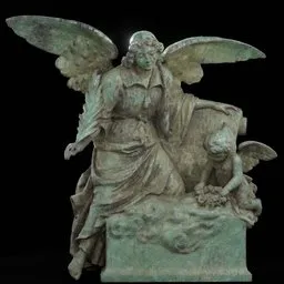 statue of Vs Angel