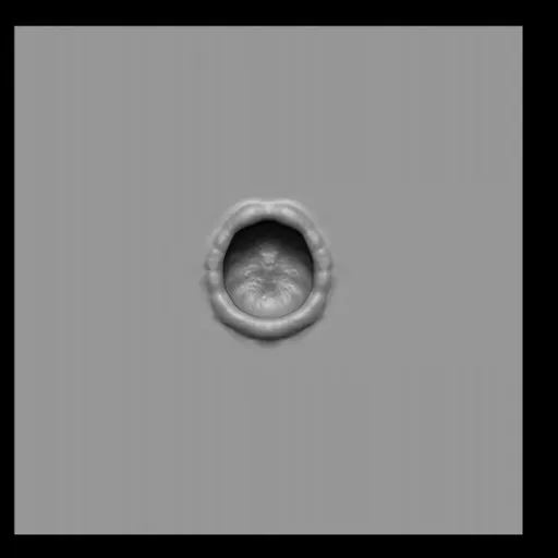 3D sculpting brush for aquatic creature details compatible with Blender