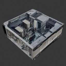 Open Workstation PC Interior