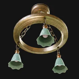 Electric Ring Chandelier