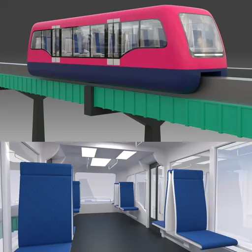 Monorail train concept