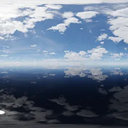 Blue Sky Clouds Day Landscape