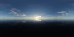 Sunny Evening Clouds Sky