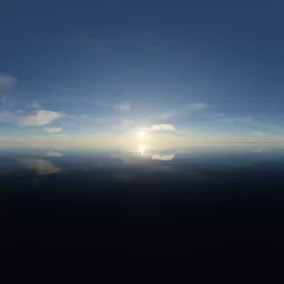 Sunny Evening Clouds Sky