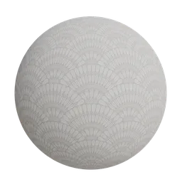 Fan and peacock tail wallpaper