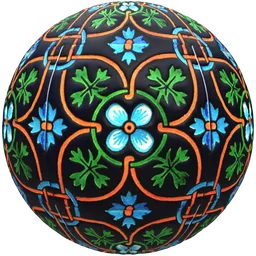 Blue Lantern Mosaic Tile