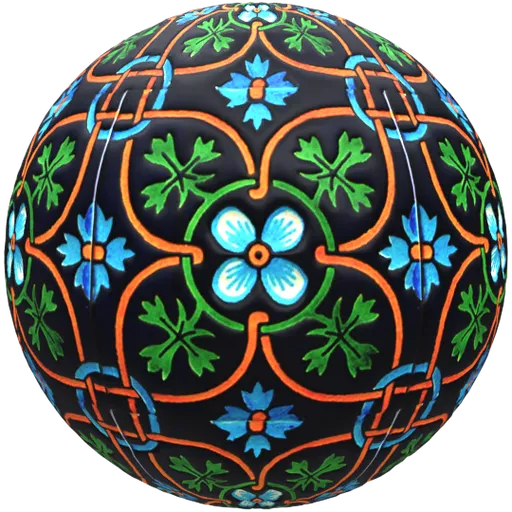 High-resolution seamless PBR texture of vintage rustic Mexican ceramic, ideal for Blender 3D floor material design with customizable features.
