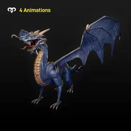 Blue Dragon Animated