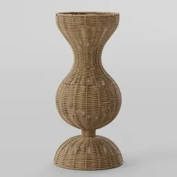 Rattan Table Vase