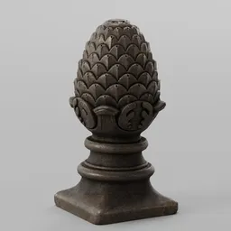 Cast Iron Pine Cone