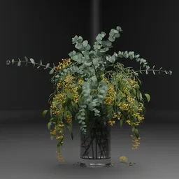 Eucalyptus Flower Vase