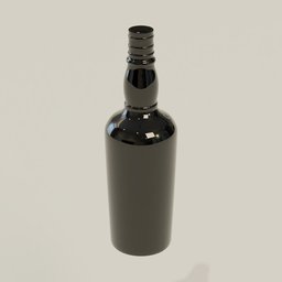 Empty bottle 1.75l dark