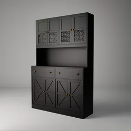 Kitchen Pantry with LED Light