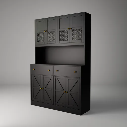 Kitchen Pantry with LED Light