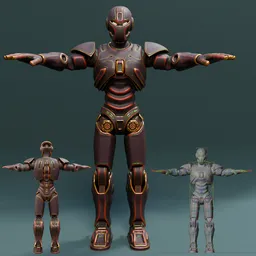 Leather suite Robot