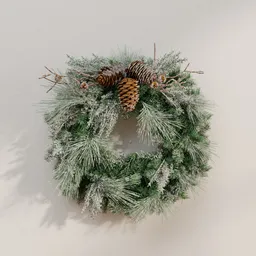 Frosted Pine Wreath