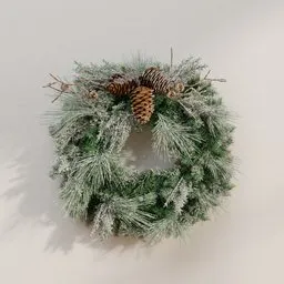 Frosted Pine Wreath