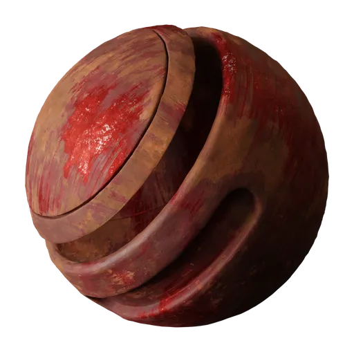 Red Rusted Metal