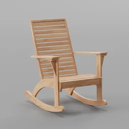 Wood Rocking Chair