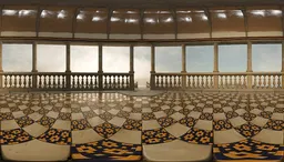 Classic Tiled Veranda HDRI