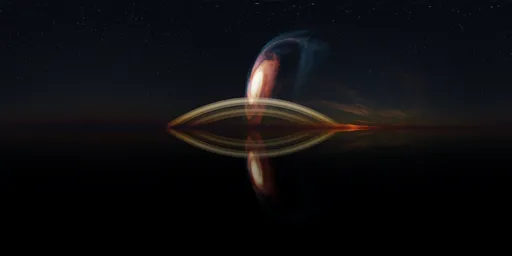 Sci-fi Planet Pure Sky Night