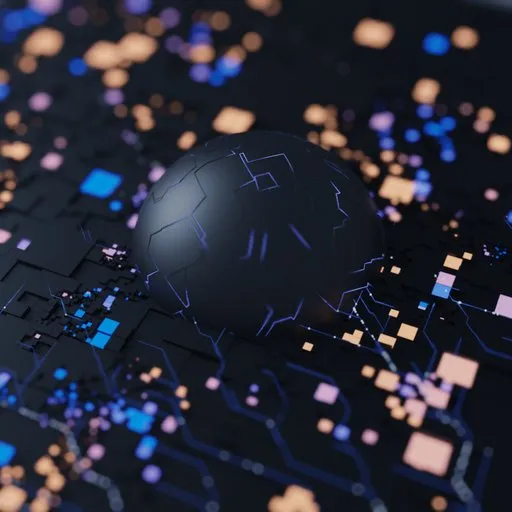 Futuristic Digital Connection