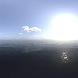 Bluesky cloud morning