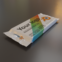 Packaging for bars, template