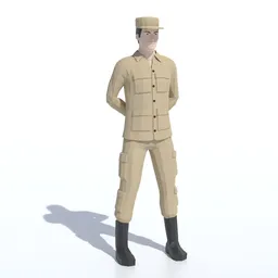 Low Poly Soldier
